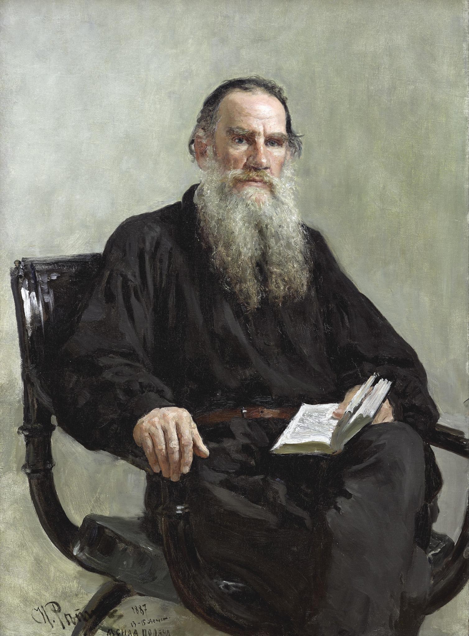 Ilya Efimovich Repin 1844 1930 Portrait of Leo Tolstoy 18871