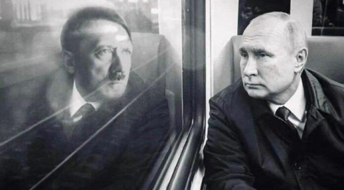 На Путин може да се вярва, колкото на Хитлер и мирните му договори с Чембърлейн, и по-късно със Сталин!!! Следвайте пътя на Чърчил! putin hitler1