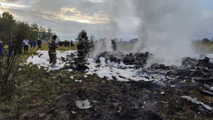 Yevgeny Prigozhin onboard plane that crashed in Russia