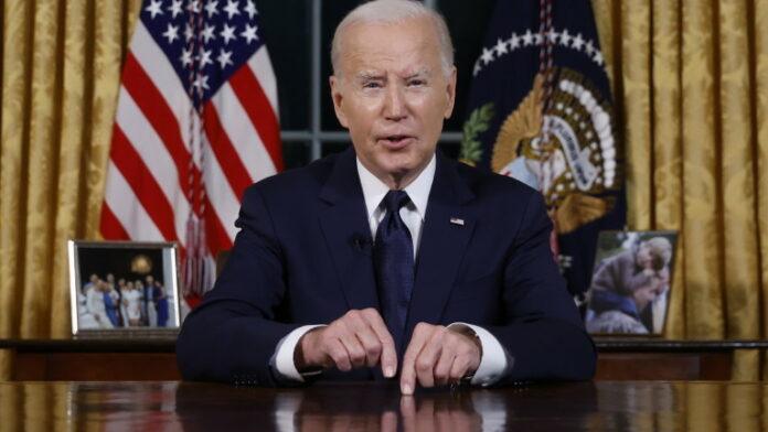 US President Joe Biden address to the nation from the Oval Office